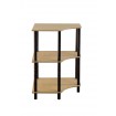 Systemowy Regał Biurowy 74x56x56 cm – DEDAL BLACK-3W_B