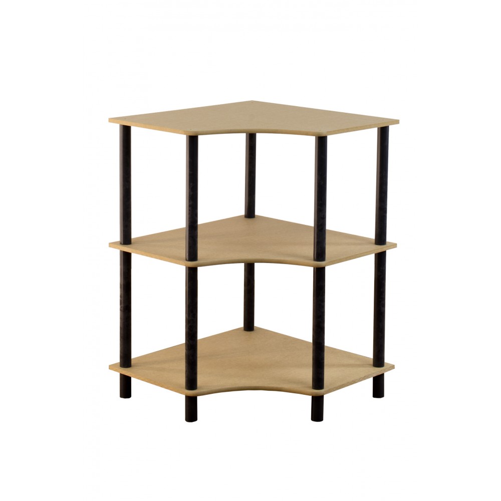 Systemowy Regał Biurowy 74x56x56 cm – DEDAL BLACK-3W_B