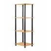 Systemowy Regał Biurowy 108x40x33 cm – DEDAL BLACK-4L_B