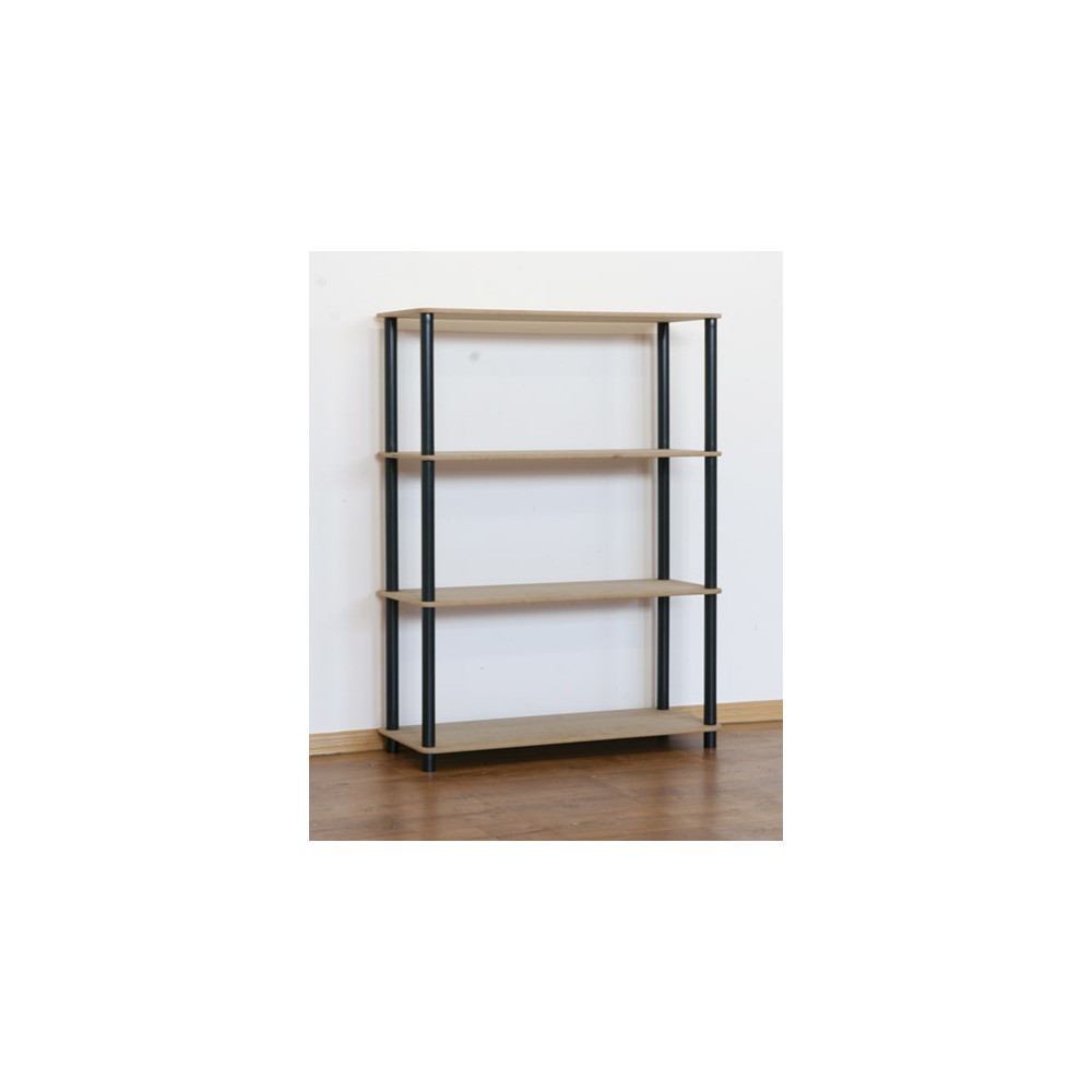 Systemowy Regał Biurowy 108x60x33 cm – DEDAL BLACK-4M_B