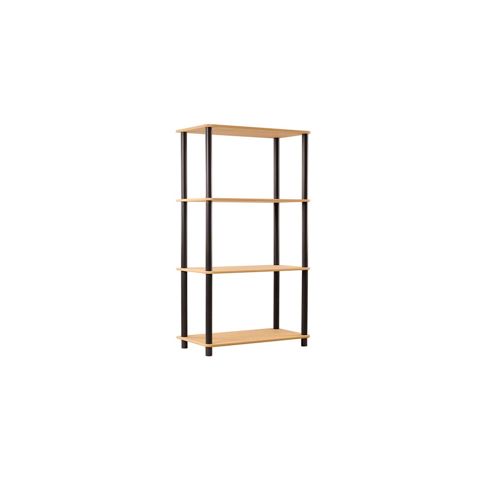 Systemowy Regał Biurowy 108x60x33 cm – DEDAL BLACK-4M_B