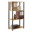 Systemowy Regał Biurowy 108x60x33 cm – DEDAL BLACK-4M_B