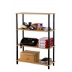 Systemowy Regał Biurowy 108x80x33 cm – DEDAL BLACK-4N_B