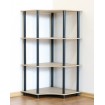 Systemowy Regał Biurowy 108x56x56 cm – DEDAL BLACK-4W_B