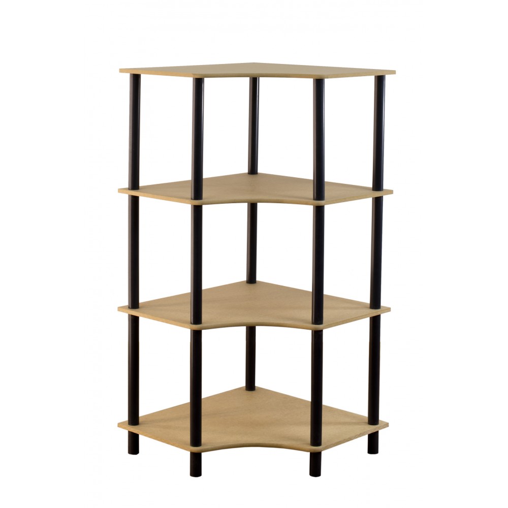 Systemowy Regał Biurowy 108x56x56 cm – DEDAL BLACK-4W_B