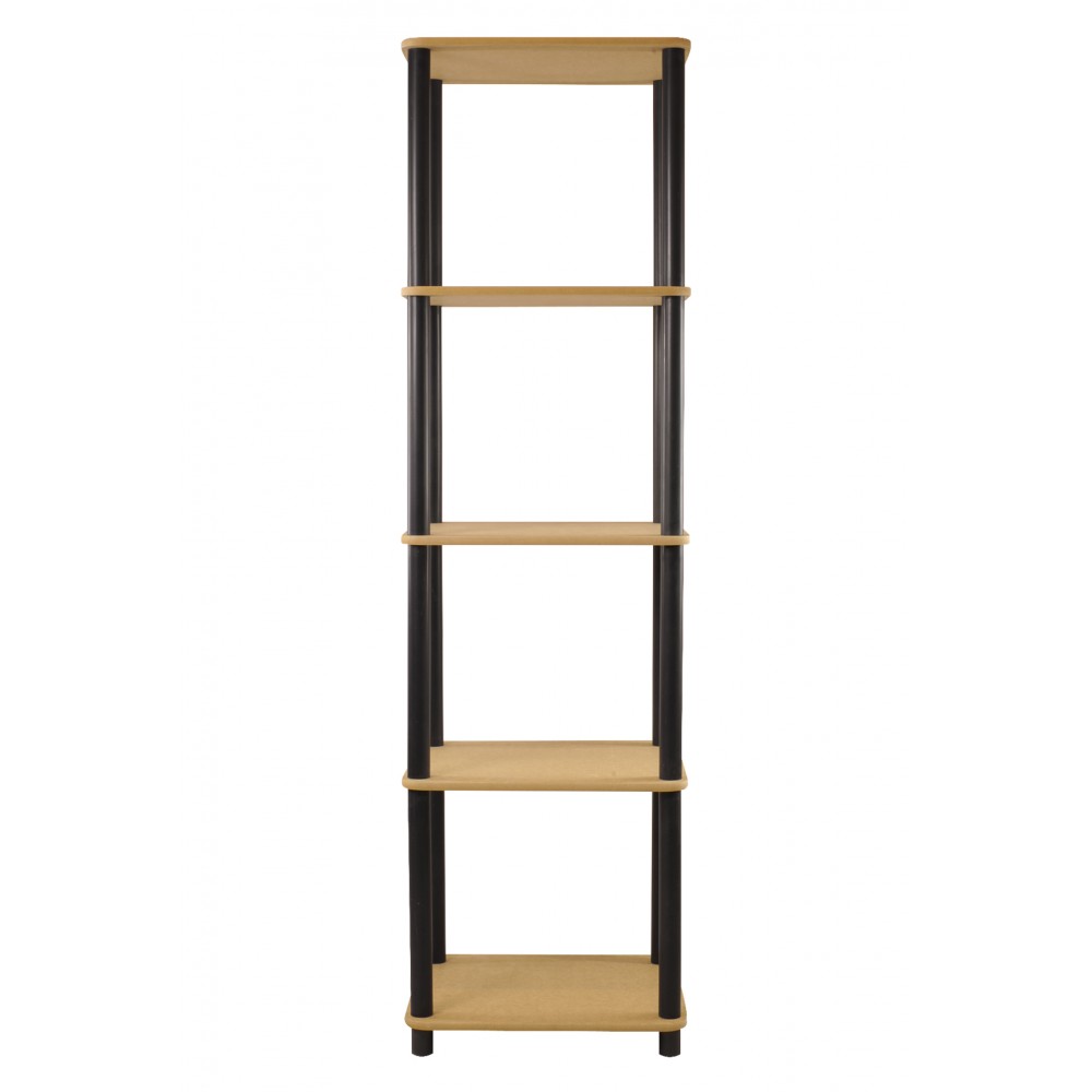 Systemowy Regał Biurowy 142x40x33 cm – DEDAL BLACK-5L_B