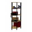 Systemowy Regał Biurowy 142x56x56 cm – DEDAL BLACK-5W_B