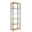 Systemowy Regał Biurowy 175x60x33 cm – DEDAL BLACK-6M_B