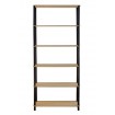 Systemowy Regał Biurowy 175x80x33 cm – DEDAL BLACK-6N_B