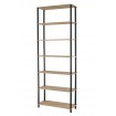 Systemowy Regał Biurowy 210x80x33 cm – DEDAL BLACK-7N_B