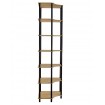 Systemowy Regał Biurowy 210x56x56 cm – DEDAL BLACK-7W_B