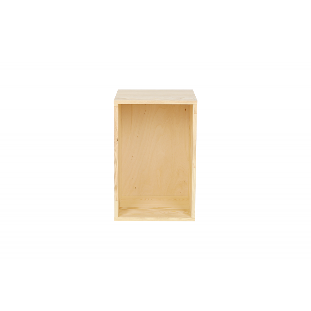Drewniany regał skrzynkowy RS6 /45x30x30cm/– Naturalny