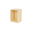 Drewniany regał skrzynkowy RS6 /45x30x30cm/– Naturalny