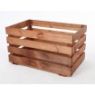 Skrzynia sosnowa skrzynka drewniana B08S 36x64x38 Brązowa