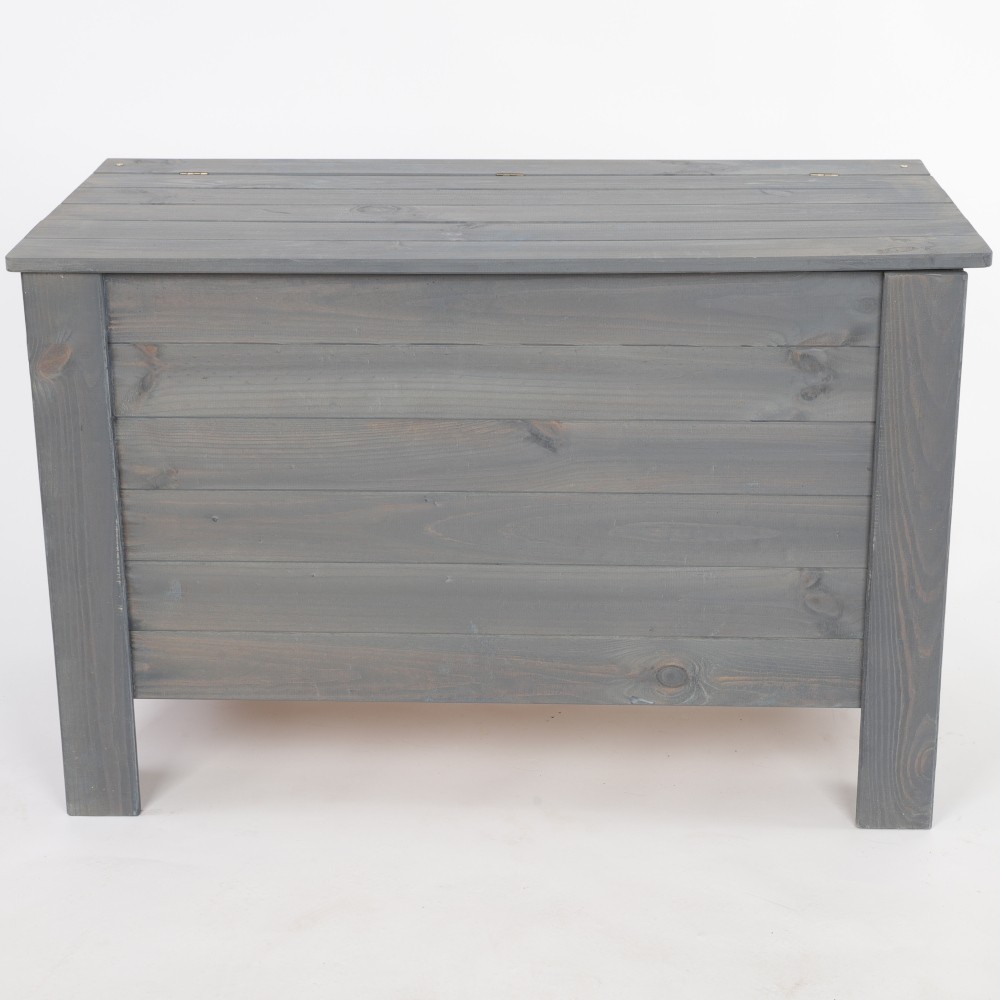Skrzynia sosnowa z wiekiem kufer B13L 52x80x40 Szara