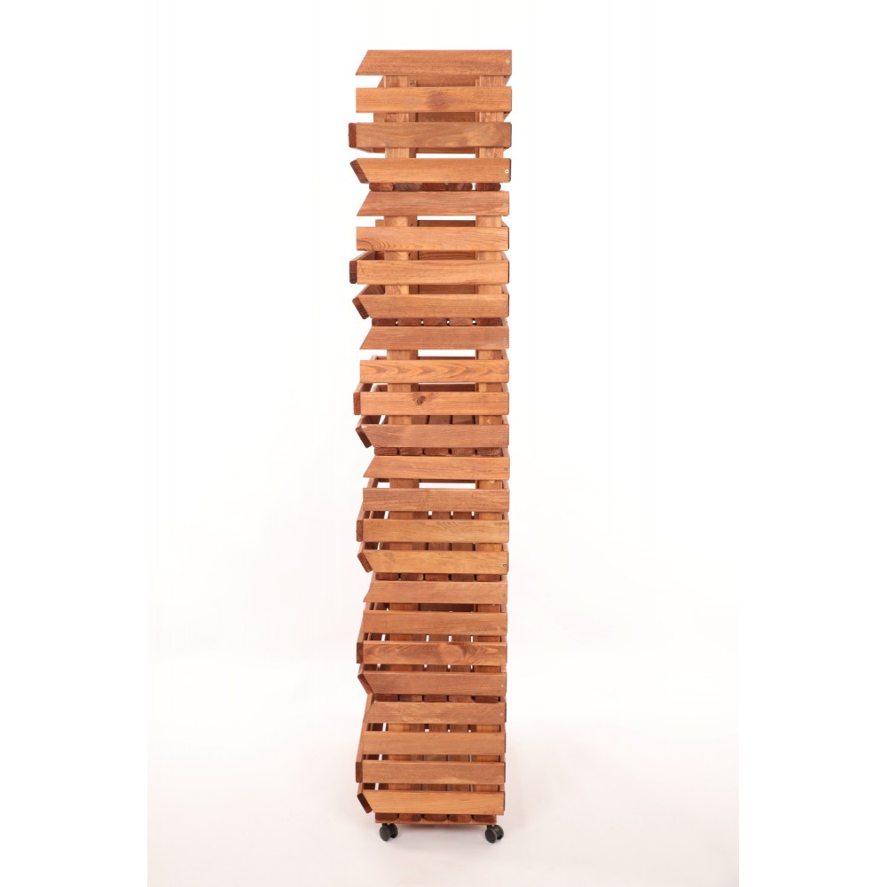 Skrzynki na warzywa na kółkach RAWA /szer.57cm - Brązowe