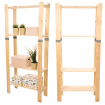 Regał na książki regał na zabawki regał drewniany do spiżarni 179cm SOSNOWY