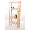 Regał na książki regał na zabawki regał drewniany do spiżarni 179cm SOSNOWY