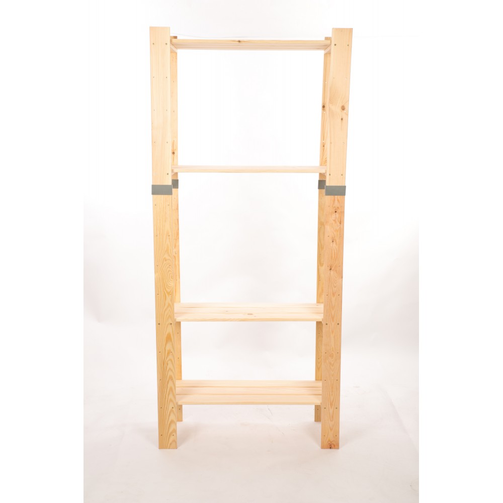 Regał na książki regał na zabawki regał drewniany do spiżarni 179cm SOSNOWY