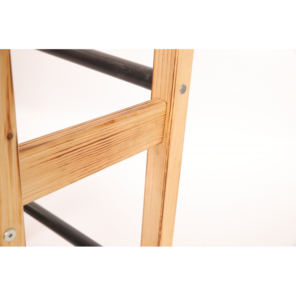 Regał na Skrzynki Transportowe (6szt) 108X102X32cm Naturalne Opalane Drewno/Plastik