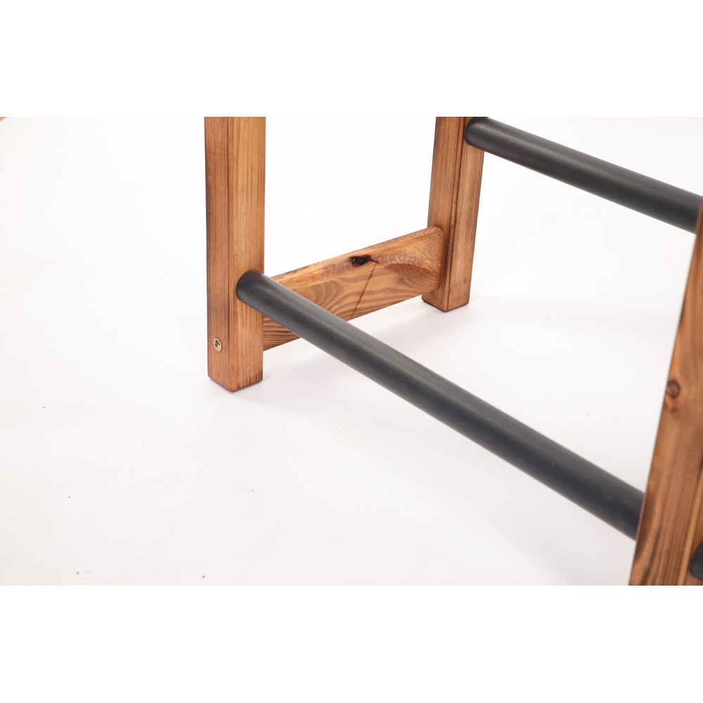 Regał na Skrzynki Transportowe (6szt) 108X102X32cm Brązowe Opalane Drewno/Plastik