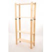 Regał drewniany na książki regał na zabawki regał do spiżarni 179cm SOSNOWY