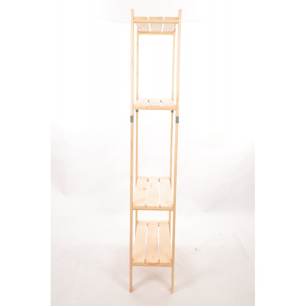 Regał drewniany na książki regał na zabawki regał do spiżarni 179cm SOSNOWY