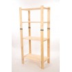 Regał drewniany na książki regał na zabawki regał do spiżarni 179cm SOSNOWY