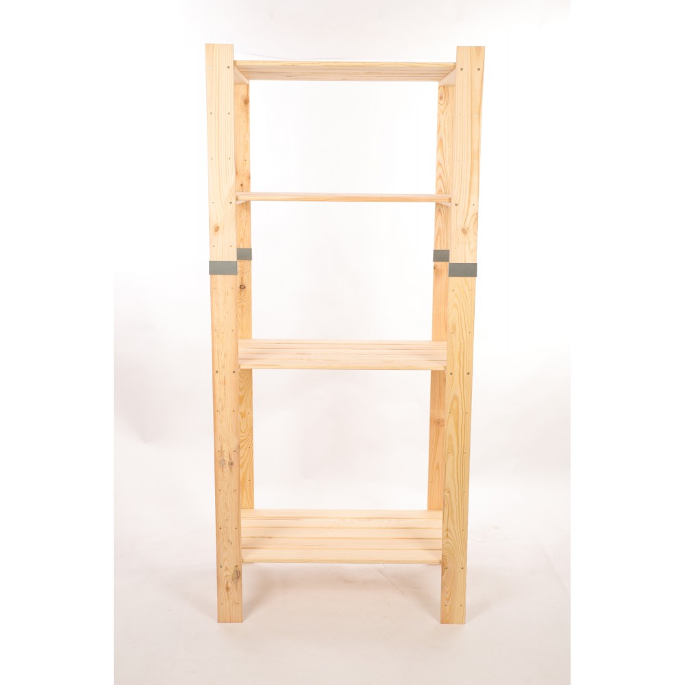 Regał drewniany na książki regał na zabawki regał do spiżarni 179cm SOSNOWY