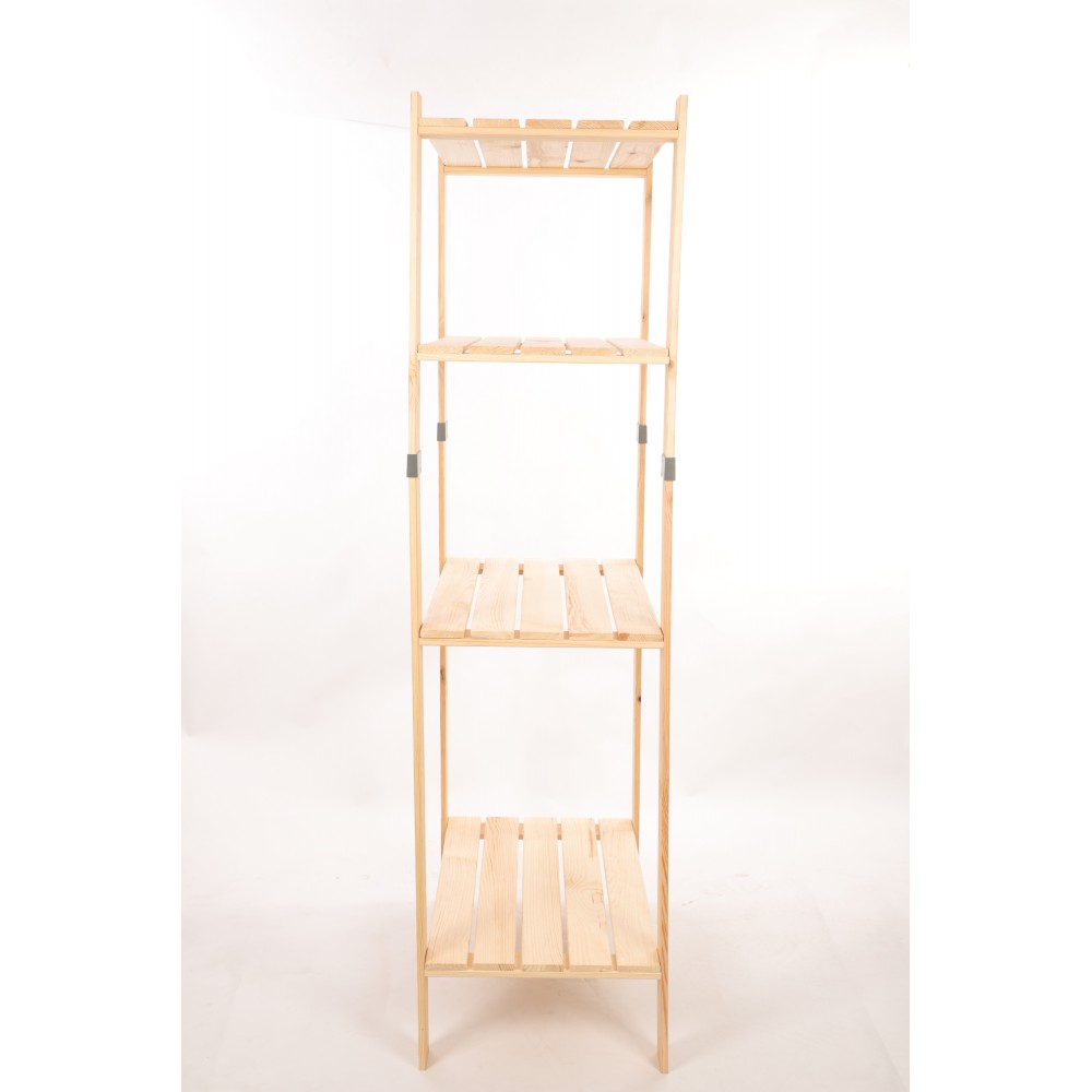 Regał drewniany na książki regał na zabawki regał do spiżarni 179cm SOSNOWY