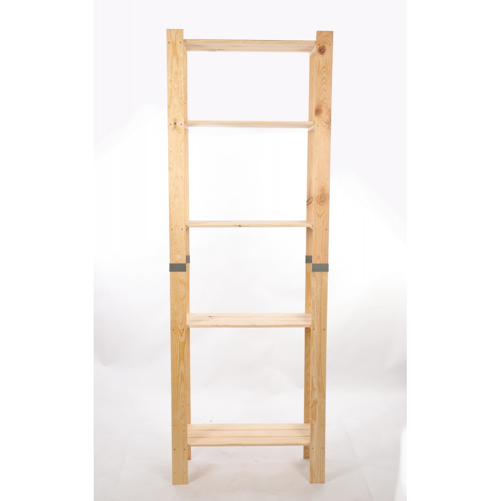 Regał drewniany na książki regał na zabawki regał do spiżarni 230cm SOSNOWY