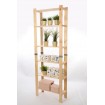 Regał drewniany na książki regał na zabawki regał do spiżarni 230cm SOSNOWY
