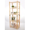Regał drewniany na książki regał na zabawki regał do spiżarni 230cm SOSNOWY