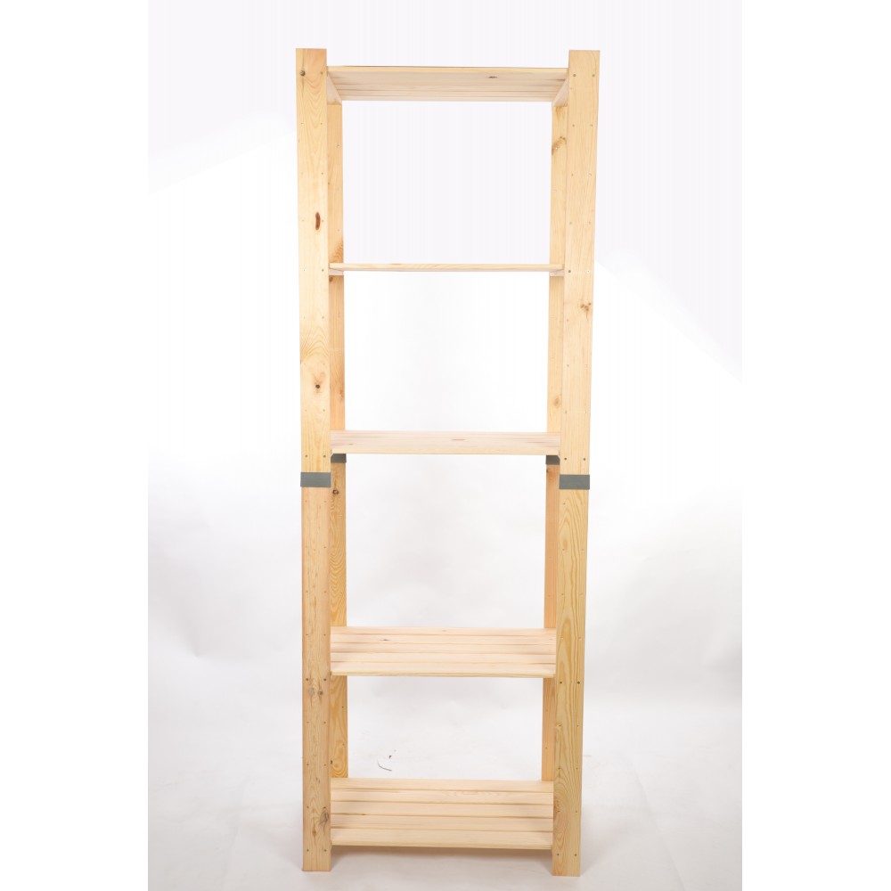 Regał drewniany na książki regał na zabawki regał do spiżarni 230cm SOSNOWY