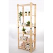 Regał drewniany na książki regał na zabawki regał do spiżarni 230cm SOSNOWY