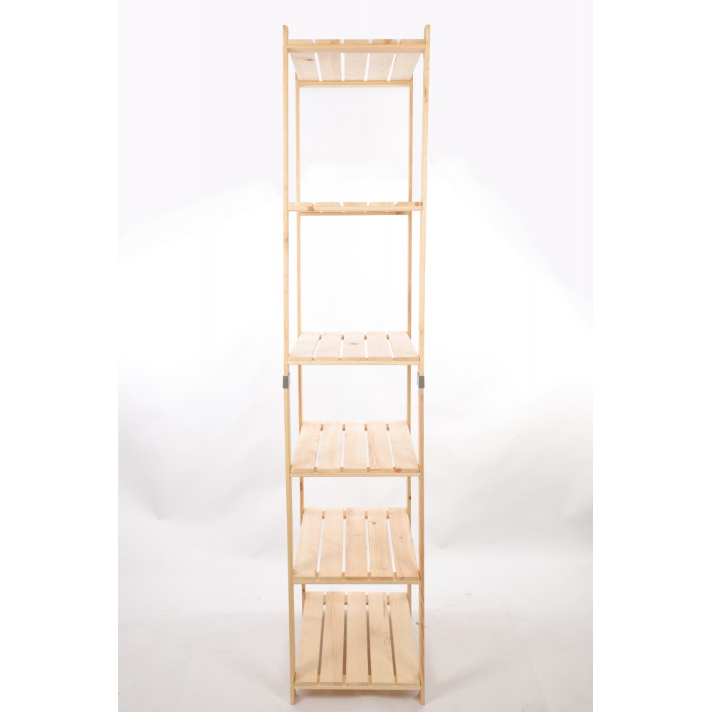 Regał drewniany na książki regał na zabawki regał do spiżarni 230cm SOSNOWY