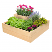 Drewniana skrzynia narożna donica na warzywa warzywniak 27x60x60 GRATIS ECO