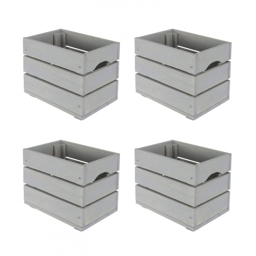 Skrzynki drewniane zestaw skrzynek na warzywa drewniana skrzynka 4szt 30x20