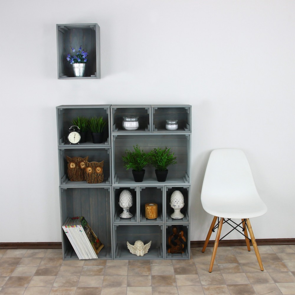 Skrzynki drewniane zestaw skrzynek na warzywa drewniana skrzynka 4szt 30x20