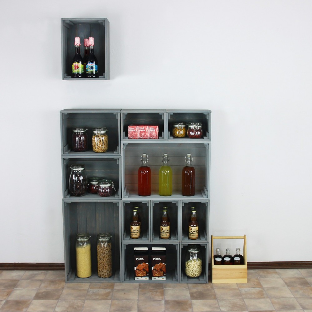 Skrzynki drewniane zestaw skrzynek na warzywa drewniana skrzynka 4szt 30x20