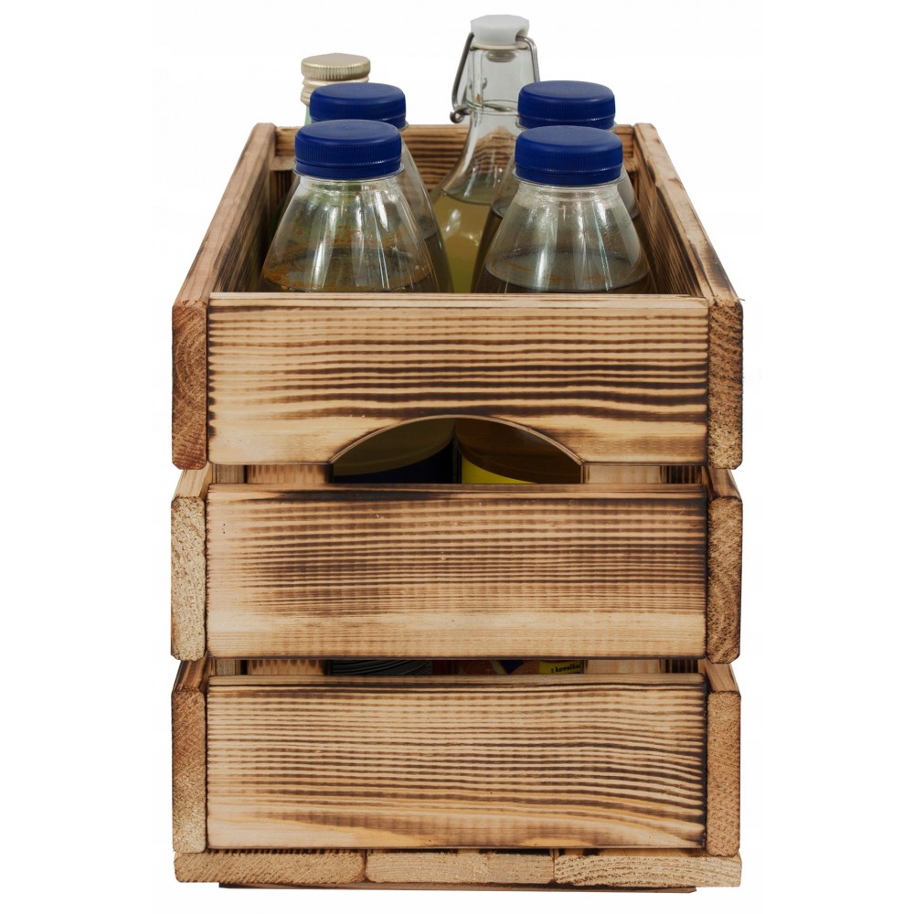 Drewniana skrzynka na warzywa skrzyneczka skrzynki drewniane 30x20 SOLIDNA