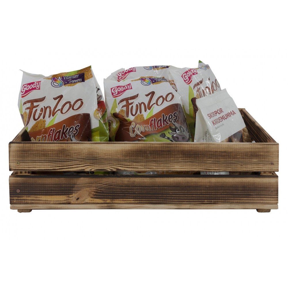 Drewniana skrzynka na warzywa skrzyneczka skrzynki drewniane 60x40 DUŻA EKO