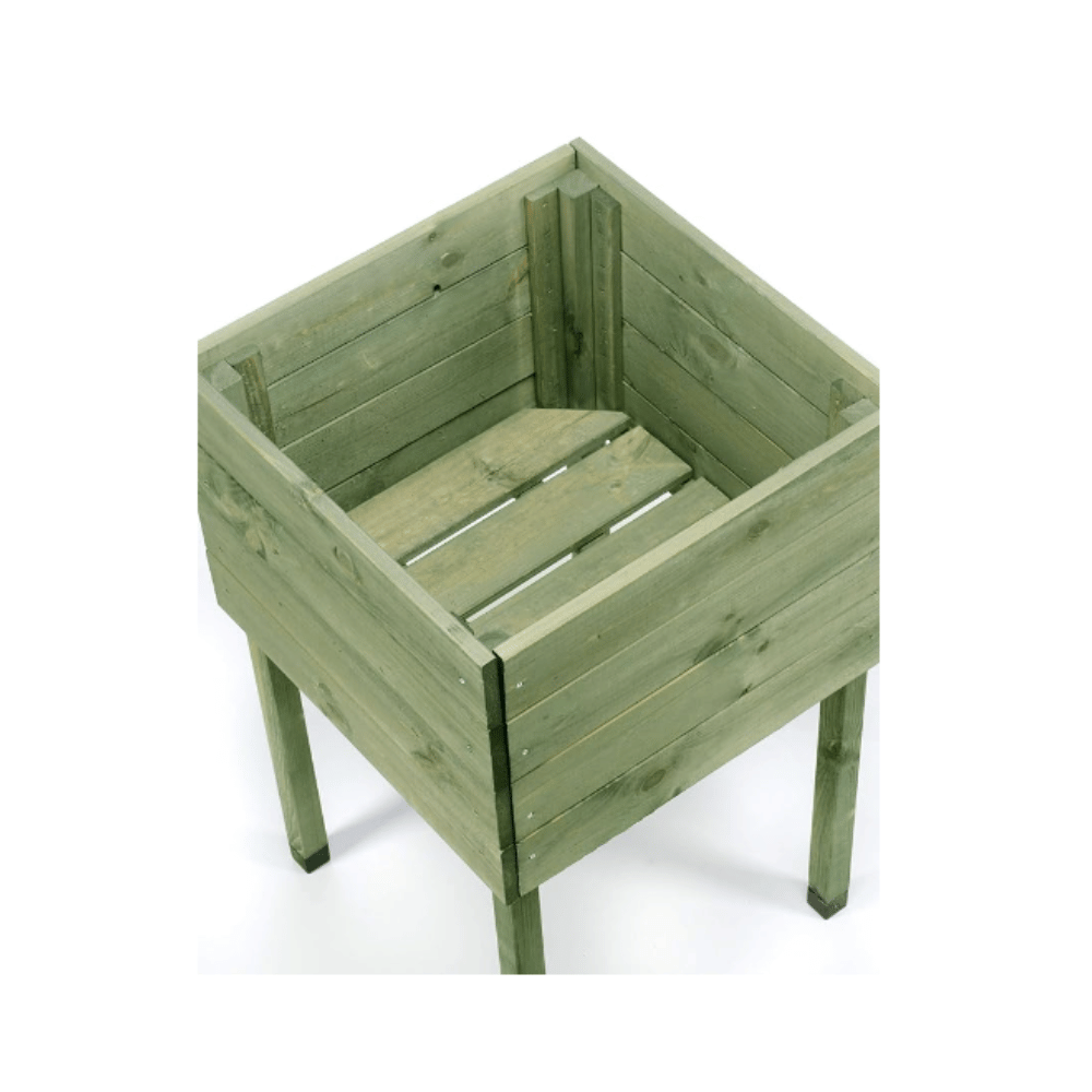 Donica ogrodowa donica na nogach drewniany ziołownik warzywnik  BRD 50x50