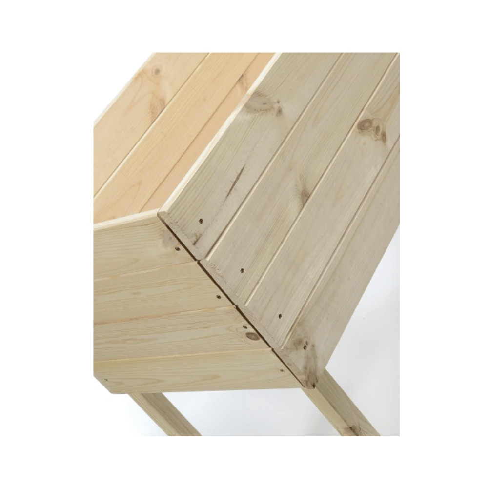 Donica na nogach donica ogrodowa drewniana donica balkonowa na zioła 100x50