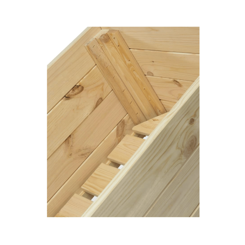 Donica na nogach donica ogrodowa drewniana donica balkonowa na zioła 100x50