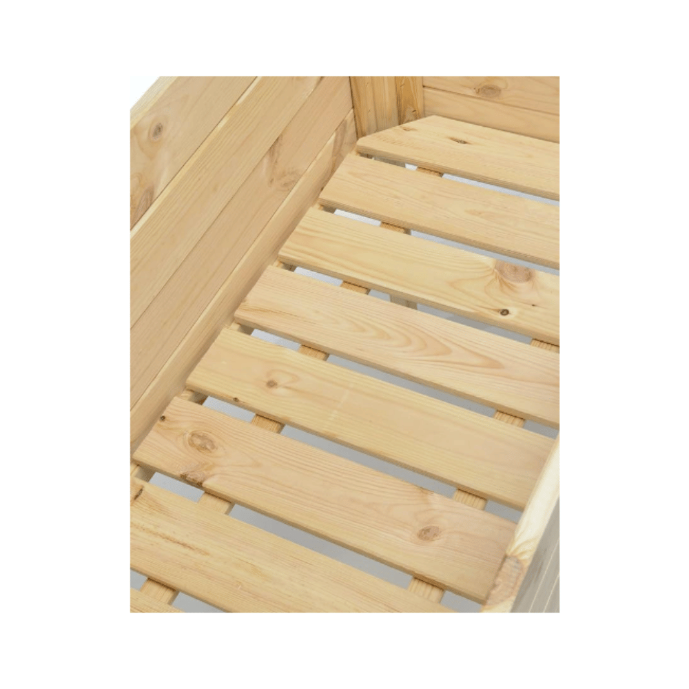 Donica na nogach donica ogrodowa drewniana donica balkonowa na zioła 100x50