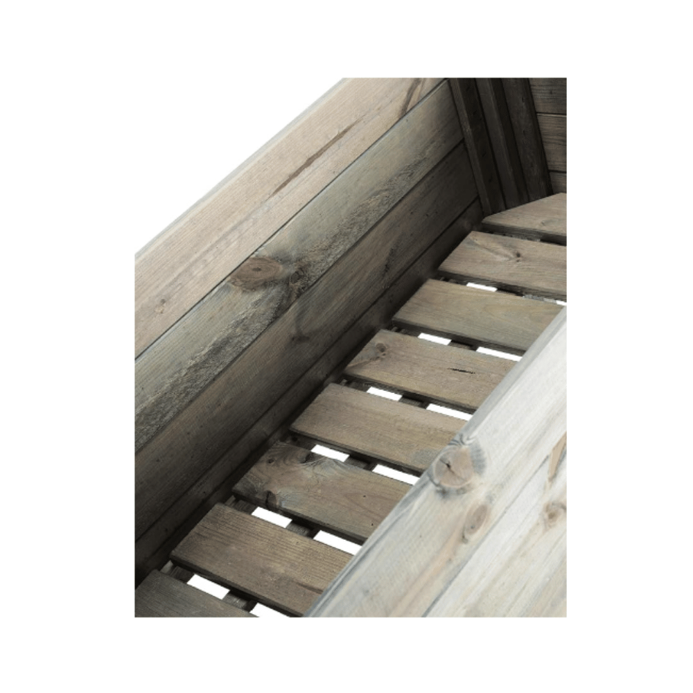 Donica na nogach donica ogrodowa drewniana donica balkonowa na zioła 100x50