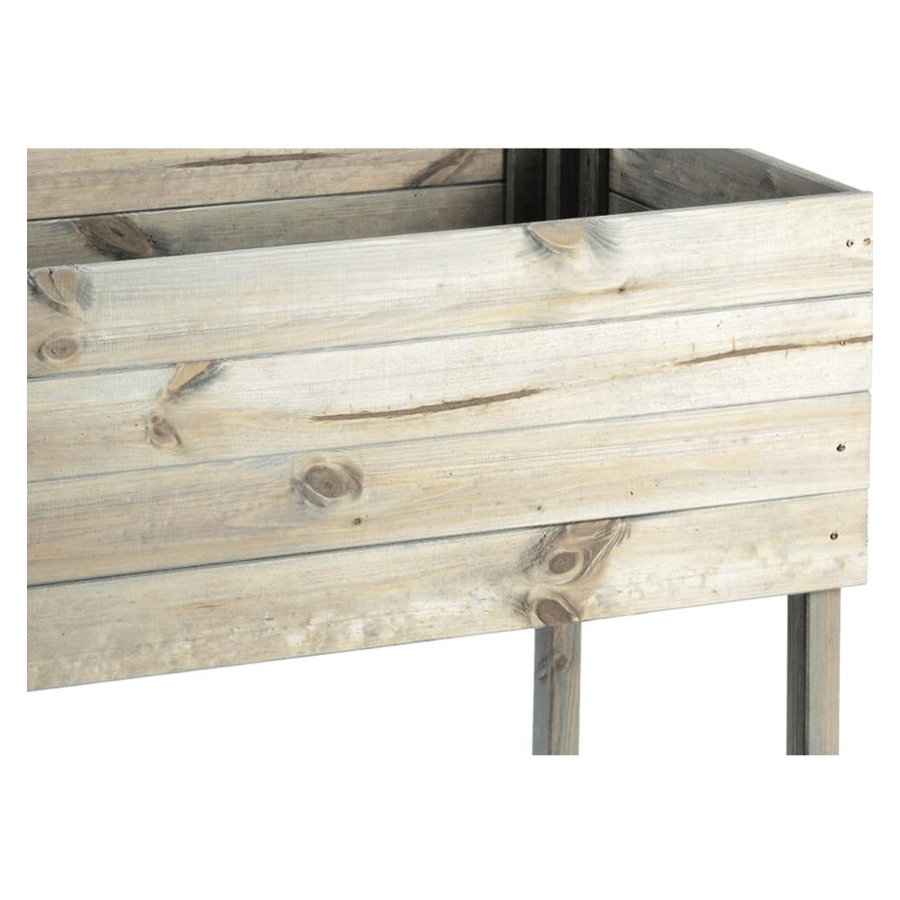 Donica na nogach donica ogrodowa drewniana donica balkonowa na zioła 100x50