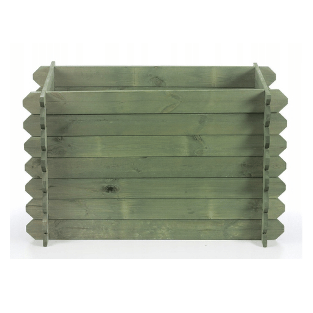 Donica na warzywa skrzynia na rośliny drewniana donica ogrodowa zielnik EKO