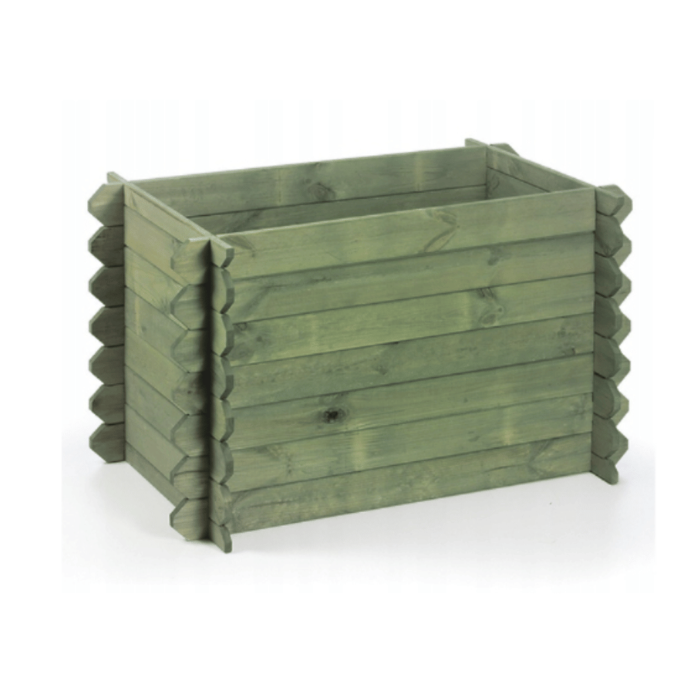 Donica na warzywa skrzynia na rośliny drewniana donica ogrodowa zielnik EKO